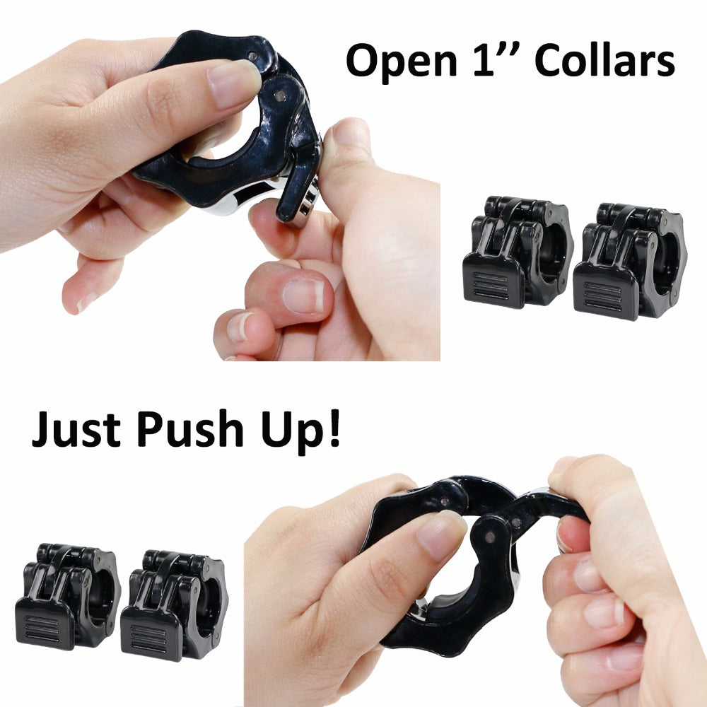 Crossfit Dumbbells Barbell Clamps Collars Lock Fitness Musculation Standard Spring Collars Weightlifting Gym Jaw