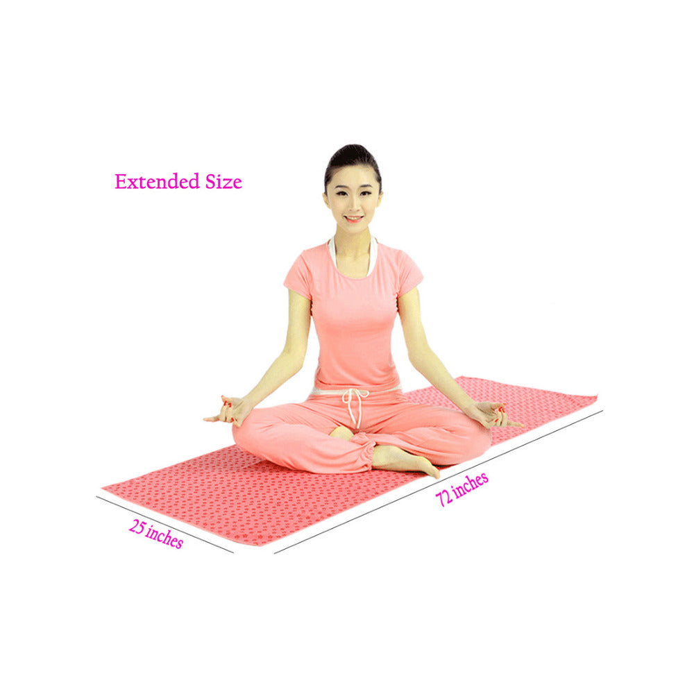 Non Slip Yoga Mat Cover Towel Blanket Sport Fitness Exercise Pilates Workout