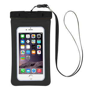 String Phone Case Waterproof Underwater Mobile Phone Holder Touch Screen Reflective Strip Waterproof Phone Bag