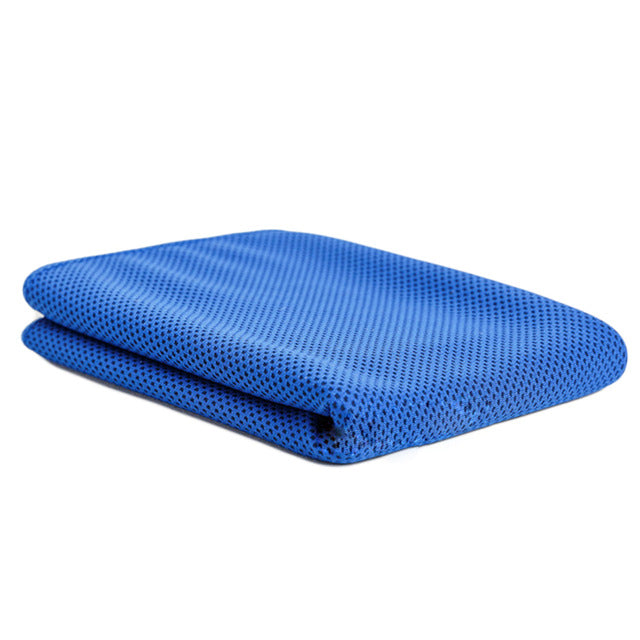 Cooling Sport Towel 100x30cm Cozy Microfiber Fabric Instant Cool Quick-Dry Towel Fitness Running Yoga