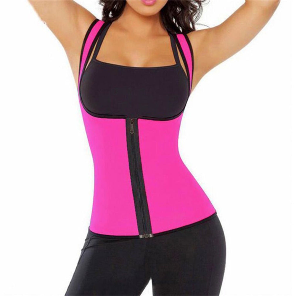 Strength Women Neoprene Shapewear Push Up Vest Waist Trainer Tummy Belly Girdle Ladies Body Shaper Waist Abdomen Cincher Corset