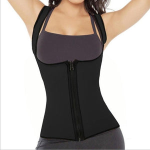 Strength Women Neoprene Shapewear Push Up Vest Waist Trainer Tummy Belly Girdle Ladies Body Shaper Waist Abdomen Cincher Corset