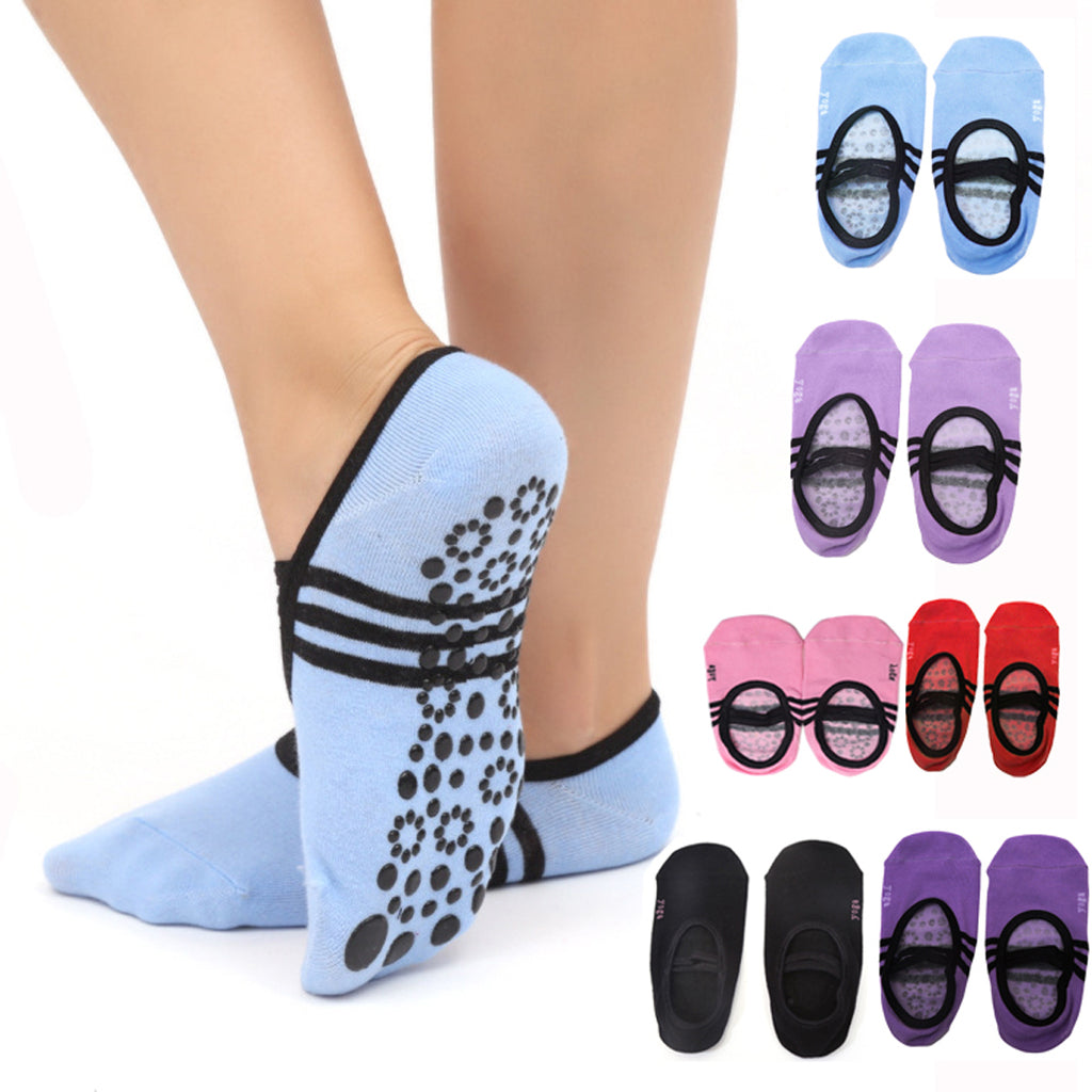 Anti Slip Cotton Yoga Socks Professional Fitness Sport Pilates Socks Ballet Socks Dance