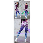 Women Sports Gym Yoga Workout Mid Waist Running Pants Fitness Elastic Leggings