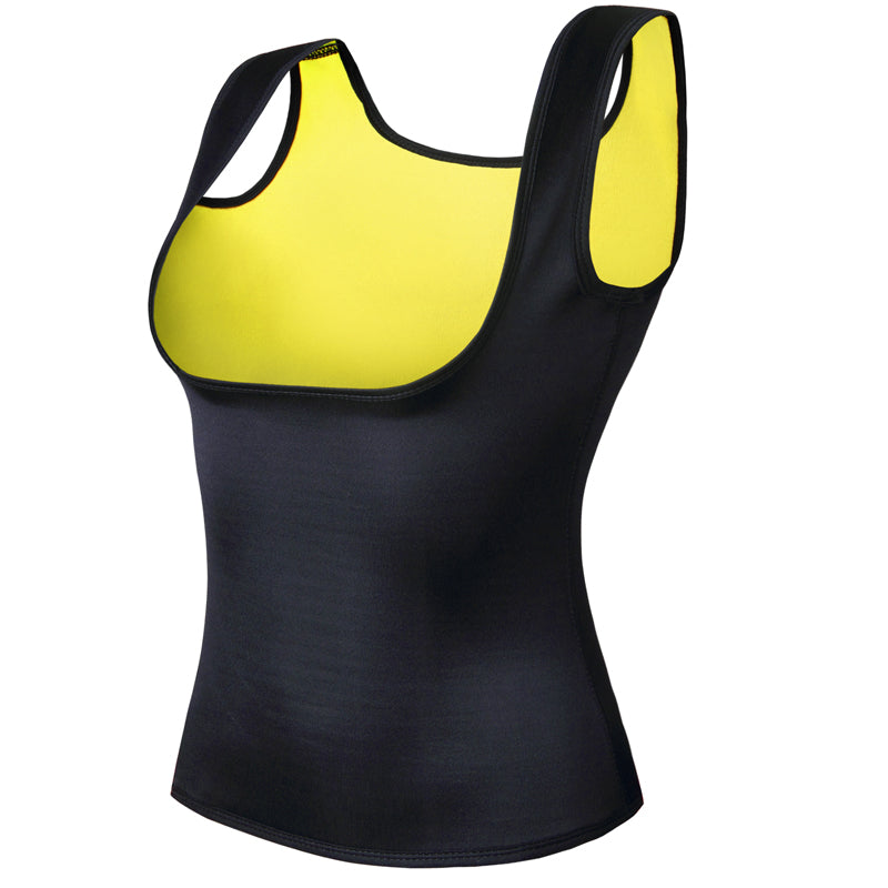 Body Shaper Tank Top Shirt Women Neoprene Hot Shapers CAMI  Sweat Shirt Redu Tops Chest Abdomen Waist Trainer Vest