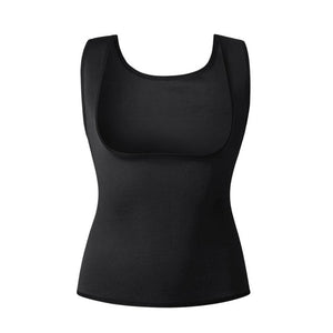 Body Shaper Tank Top Shirt Women Neoprene Hot Shapers CAMI  Sweat Shirt Redu Tops Chest Abdomen Waist Trainer Vest