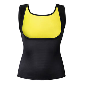 Body Shaper Tank Top Shirt Women Neoprene Hot Shapers CAMI  Sweat Shirt Redu Tops Chest Abdomen Waist Trainer Vest