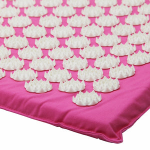 Mats Fitness Yoga Pink Acupuncture Mat Relief Pain Massage Acupressure Pillow Set