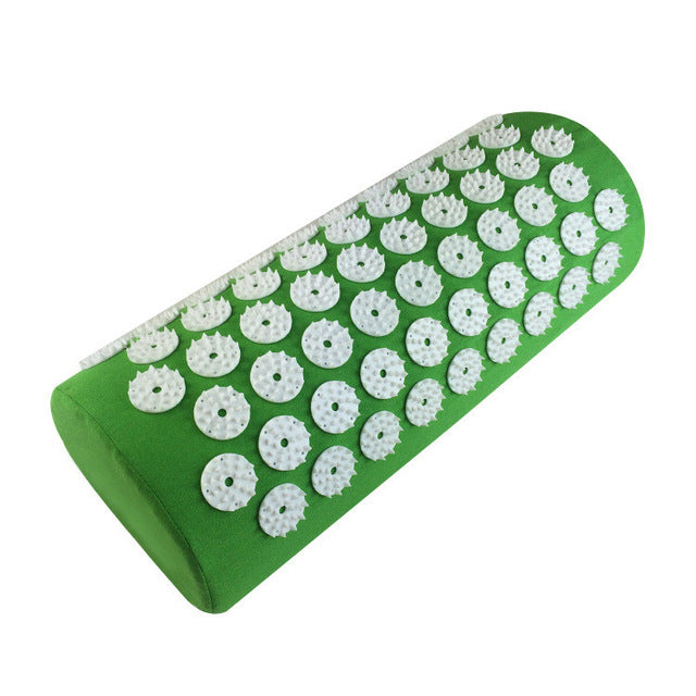 Pillow Massager Acupressure Mat Relieve Stress Pain Acupuncture Spike Yoga