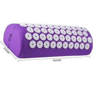 Pillow Massager Acupressure Mat Relieve Stress Pain Acupuncture Spike Yoga