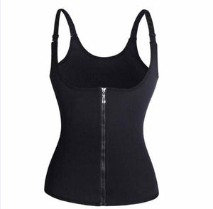 Shoulder Strap Waist Trainer Slimming Belt Vest Corset Women Zipper Hook Body Shaper Waist Cincher Slimming Weight Loss