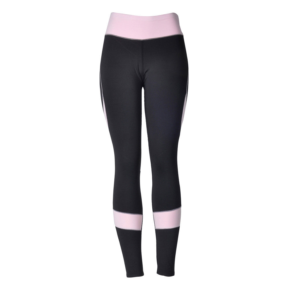 Women Skinny Leggings High Waist Elastic Yoga Fitness Sports Heart-shaped Pants