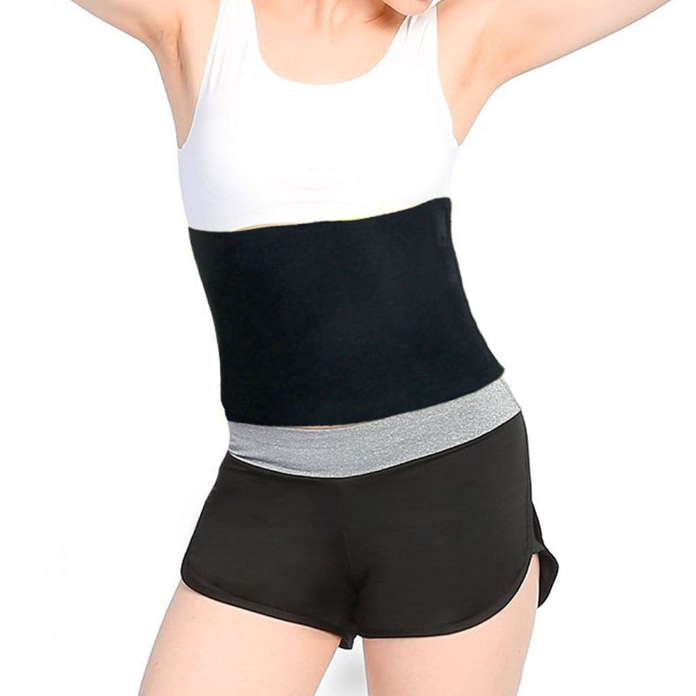 Black Brace Adjustable Belt Fitness Back Support