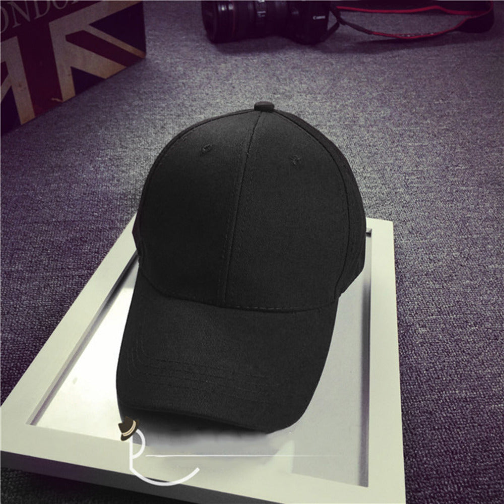 Solid Color Unisex Baseball Cap 2018 Summer Fashion Polo Hat Cotton Adjustable Women Men Egg Caps Sunscreen UV Protection Gorras