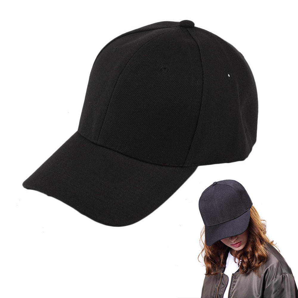 Solid Color Unisex Baseball Cap 2018 Summer Fashion Polo Hat Cotton Adjustable Women Men Egg Caps Sunscreen UV Protection Gorras