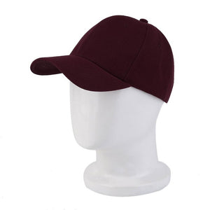 Solid Color Unisex Baseball Cap 2018 Summer Fashion Polo Hat Cotton Adjustable Women Men Egg Caps Sunscreen UV Protection Gorras