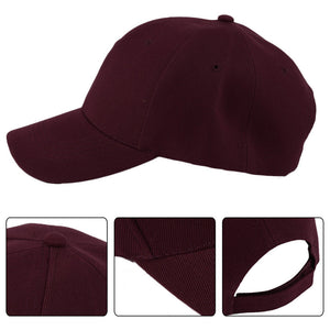 Solid Color Unisex Baseball Cap 2018 Summer Fashion Polo Hat Cotton Adjustable Women Men Egg Caps Sunscreen UV Protection Gorras