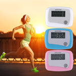 Portable Mini Digital LCD Running Step Pedometer Walking Distance Counter White High Quality Outdoor Runing Step Pedometer